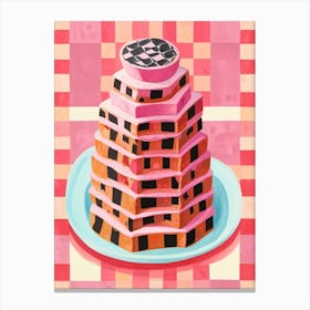 Cake tower Canvas Print