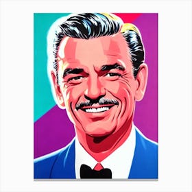 Clark Gable 2pop Movies Art Movies Canvas Print