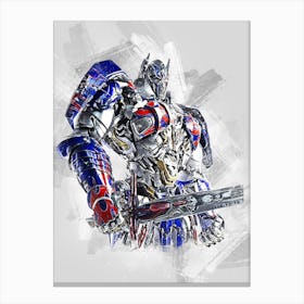 Knight Optimus Prime Canvas Print
