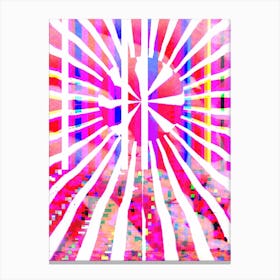 Soft Spectral Swirl Canvas Print