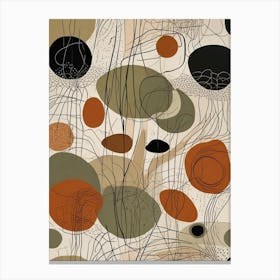 Mid Century Modern Pattern Art Print (3) Canvas Print