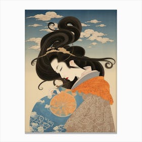Ukiyo Beauty Japanese Style 8 Canvas Print