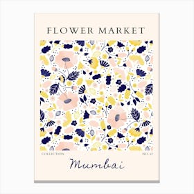 Flower Market Mumbai Canvas Print