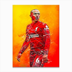 Thiago Alcântara Liverpool Canvas Print