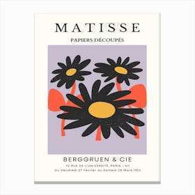 Matisse Galerie D'exposition Papier Decoupe artwork Art Print Canvas Print