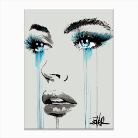 Blue Rumour Canvas Print