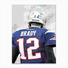 Tom Brady New England Patriots 2 Canvas Print