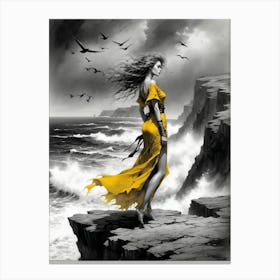 Yellow Dress 1 Canvas Print