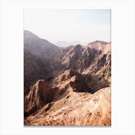 Mountains of Jordan | Landscapes of the Middle-East, travel nature photography Canvas Print