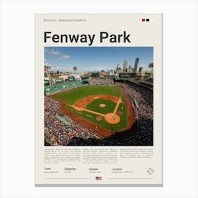 Baseball - Boston Red Sox - Fenways Park Canvas Print