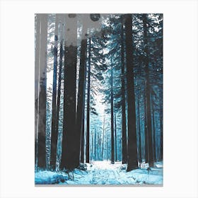 Snowy Forest Canvas Print