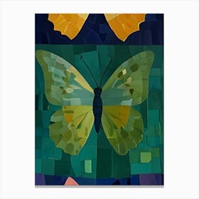 Butterfly Mosaic Canvas Print