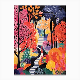 Nong Nooch Tropical Garden, Thailand In Autumn Fall Illustration 0 Canvas Print