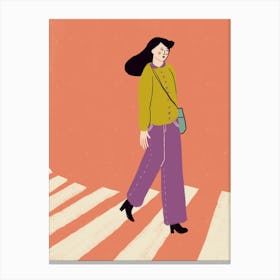 Crosswalk Canvas Print