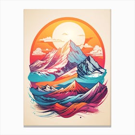 Mountain Landscape 4 Canvas Print
