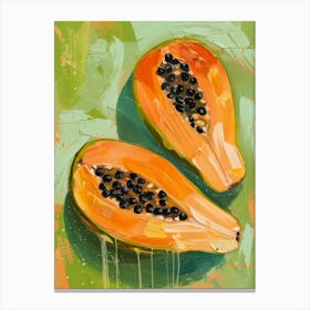 Papaya 6 Canvas Print