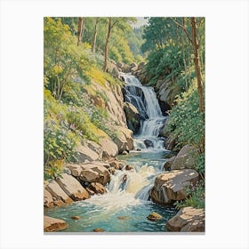 Serene Waterfall 1 Canvas Print