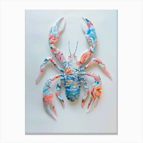 Colorful Crab Canvas Print