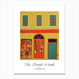 Collioure The Book Nook Pastel Colours 2 Poster Canvas Print