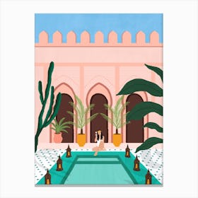 Marrakech Riad Morocco Ii Canvas Print