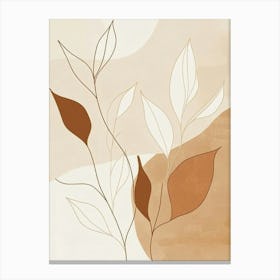 Abstract Leaves Canvas Print 2 Canvas Print