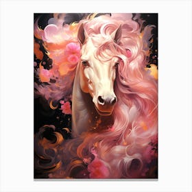 Pink Horse Canvas Print