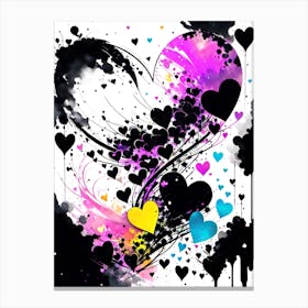 Heart Painting Canvas Print