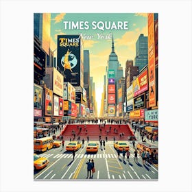 Times Square New York City Canvas Print