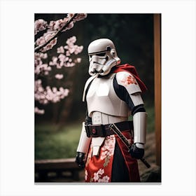 Stormtroopers Wearing Samurai Kimono (12) Canvas Print