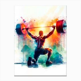 Olympic Athlete 1 Canvas Print