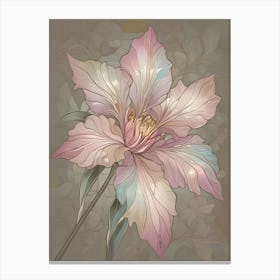 Clematis Flower 1 Canvas Print