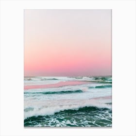 Daytona Beach, Florida Pink Photography 1 Canvas Print