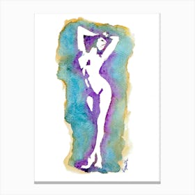 Nude woman 1 Canvas Print