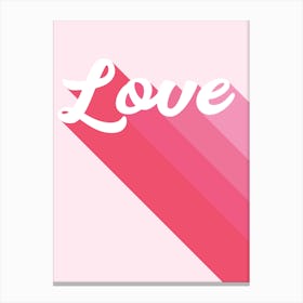 Retro Love Canvas Print