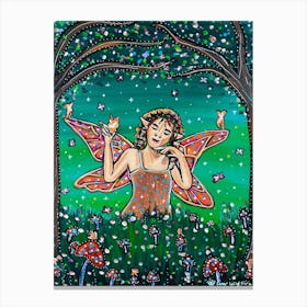Conversations with Fairies Canvas Print