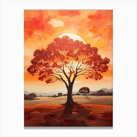 Sunset Tree 2 Canvas Print