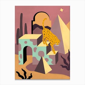 Lands Of The Cheetah Canvas Print