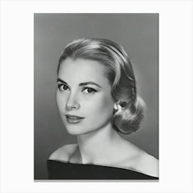 American Actress Grace Kelly 1995 Canvas Print