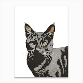 Black Cat 1 Canvas Print