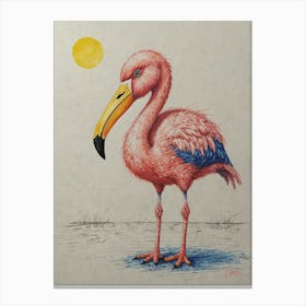 Flamingo 34 Canvas Print