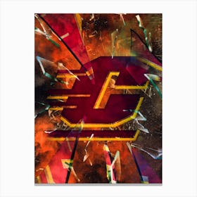 Central Michigan Chippewas 1 Canvas Print