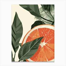 Guava Close Up Illustration 5 Canvas Print