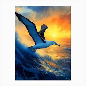 Seagull Flying Over The Ocean Toile