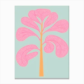 Pink Tree 2 Canvas Print