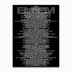 Eminem 5 Leinwandbild