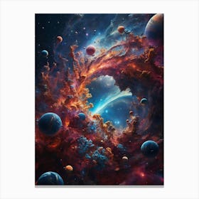 Space Nebula Canvas Print