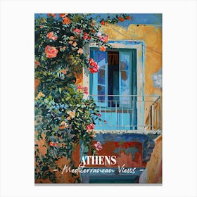 Mediterranean Views Athens 1 Canvas Print