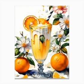 Orange Juice Canvas Print