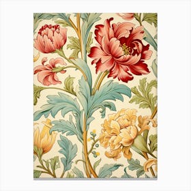 Floral Wallpaper Pattern 10 Canvas Print