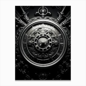 Clock Wallpaper 3 Canvas Print